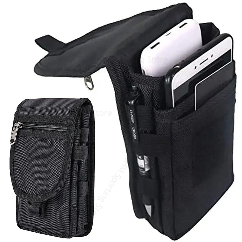 Waist Bag Case Molle Tactical Phone Pouch For Oukitel K16 K15 Pro K9 K13 K12 K3 K7 Power K10000 K8000 K5000 K6000 Pro K4000 Plus
