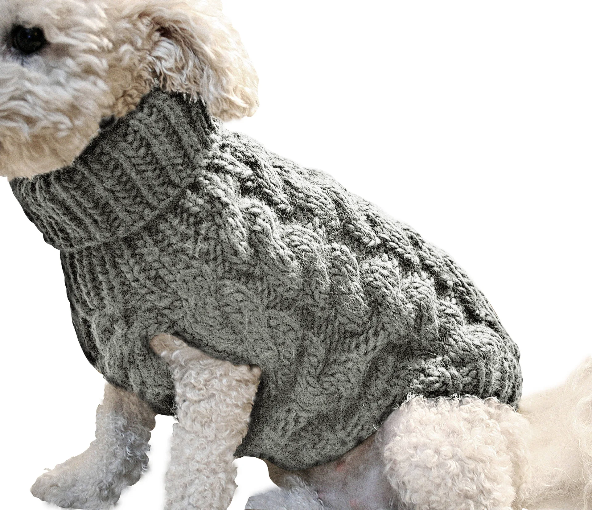 Puppy Dog Sweaters for Small Medium Dogs Cats Clothes Winter Warm Pet Turtleneck Chihuahua Vest Soft Yorkie Coat Teddy Jacket