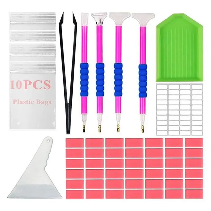ABPP Painting Accessories Art Tool- Glue Clay-DIY Embroidery Wax Kit- Dot Pen for Craft