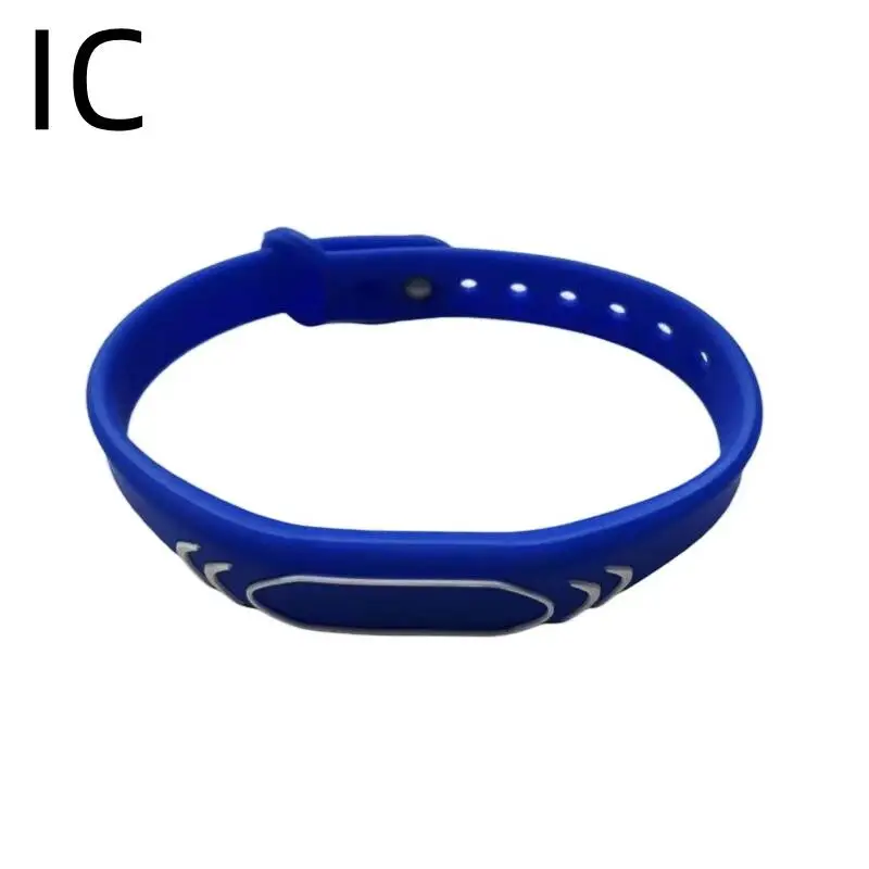 1Pcs IC 13.56MHz FM11RF08 1K S50 Bracelet Silicone Waterproof Read Only Keyfob Keychain NFC Tag Wristband Watch RFID Card