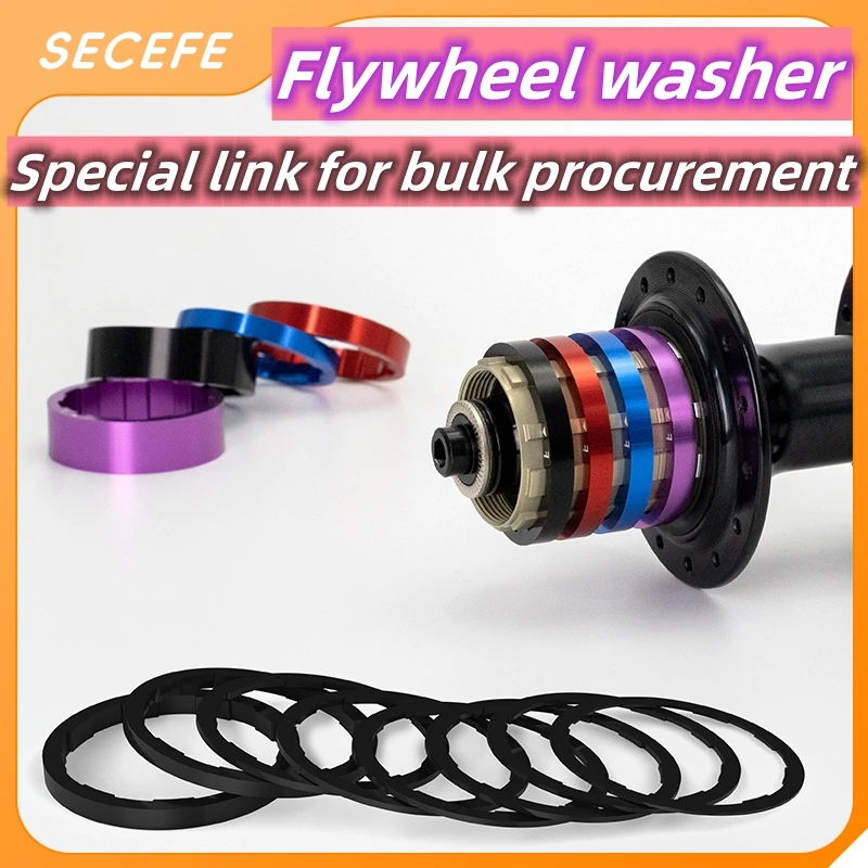 Bike Cassette Gasket Freehub Body freewheel Washer Freewheel Spacers Bicycle Hub Washer For Adjusting Bike Flywheel washer