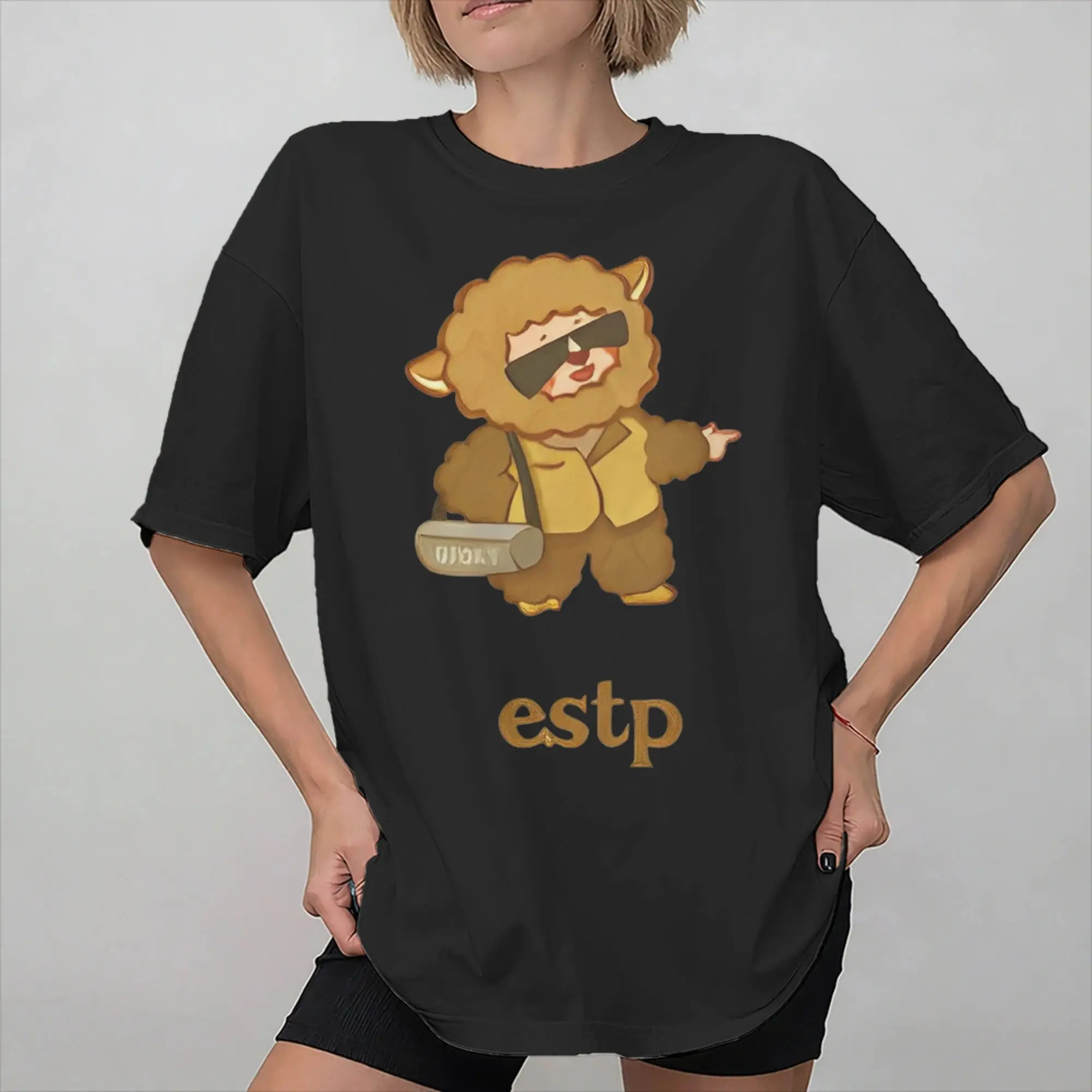 Men Women Graphic Printed ESTP mbti myers-briggs peronality T Shirt Tee 100% Cotton MBTI 16 Personalities  T-shirts Clothes