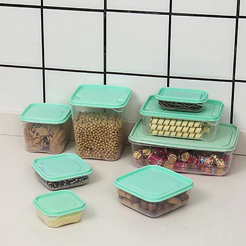 Frozen Preservation Box Thick Plastic Food Sealing Box Bento Box Refrigerator Kitchen Storage Box Multi Piece Freezer Box