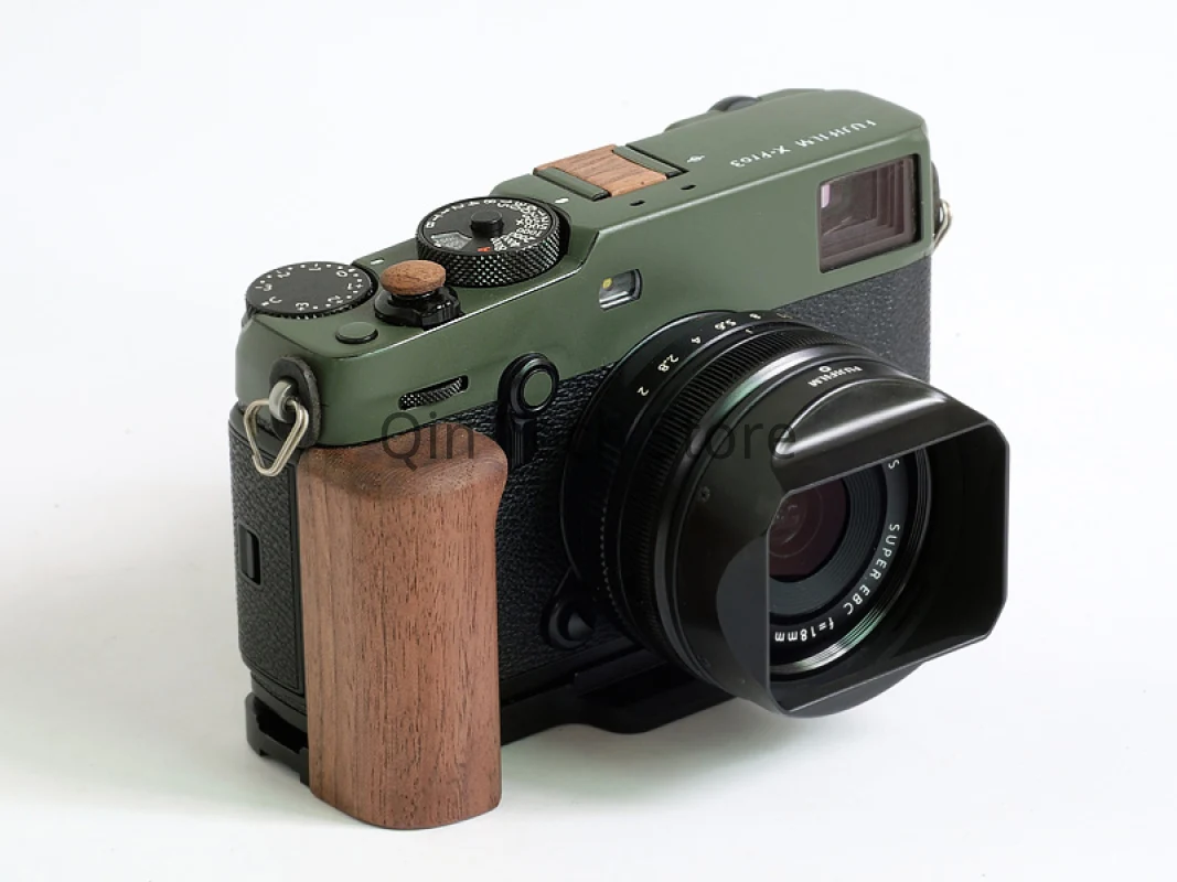 Drewniany uchwyt ręczny z szybkozłączką typu L do Fuji X-pro3 Fujifilm X PRO3, akcesorium fotograficzne do studia.