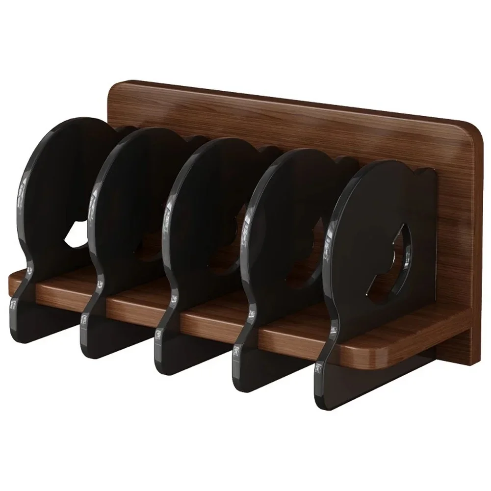 Acrylic CD Display Stand Organizer Media Storage Rack CD Display Stand Acrylic Density Board Multi-section Compartments