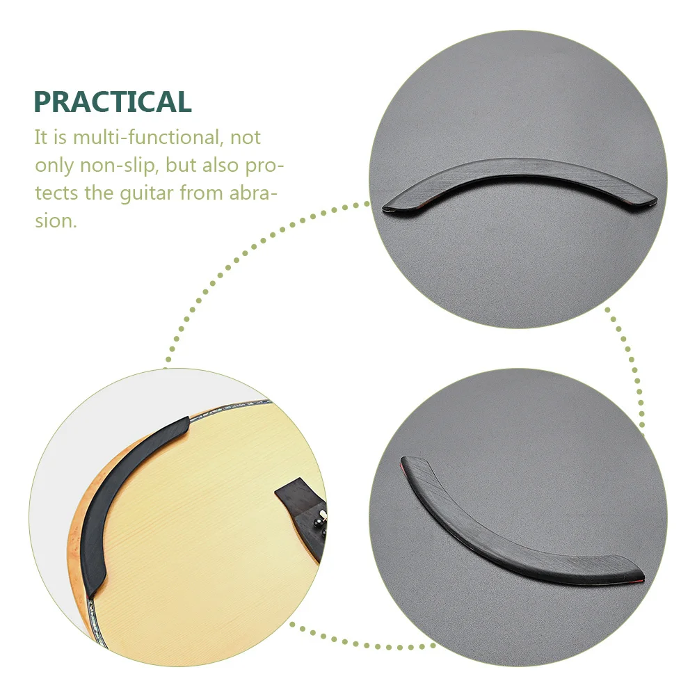 

Acoustic Guitar Armrest Wear-Resistant Hand Rest Durable Accessory for Guitar Players Armrest with Adhesive Parts
