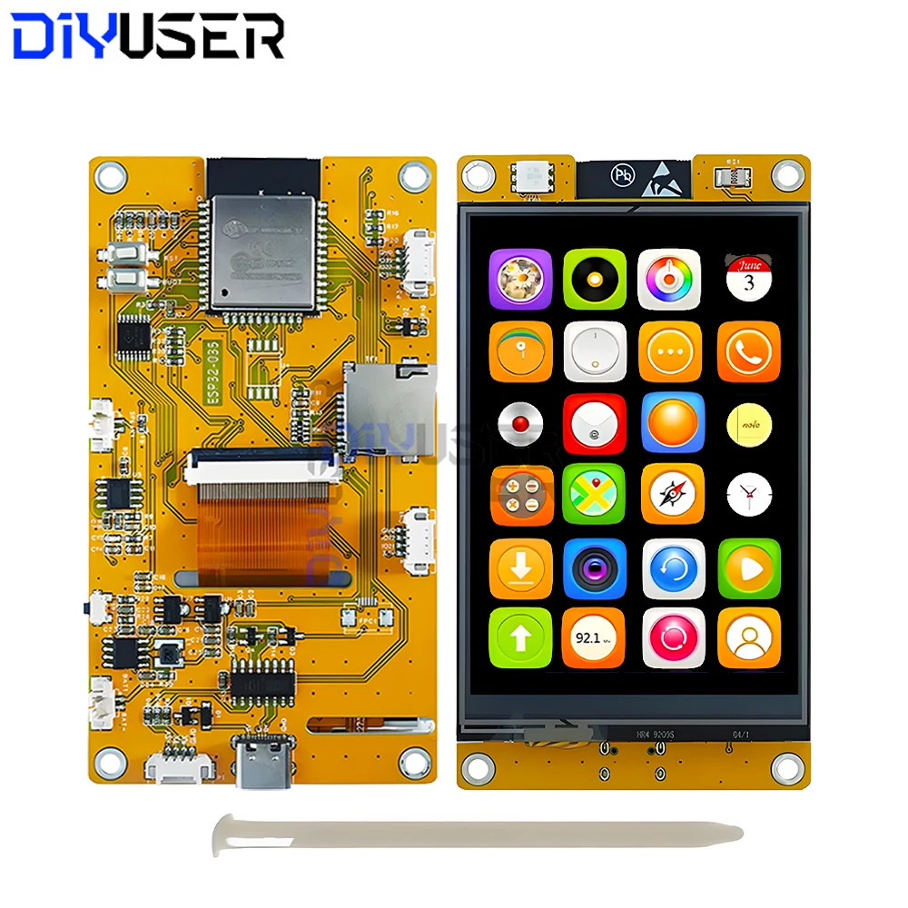 ESP32 LVGL WIFI&Bluetooth Development Board 3.5 inch Touch 240*320 Smart Display Screen 3.5 inch LCD TFT Module