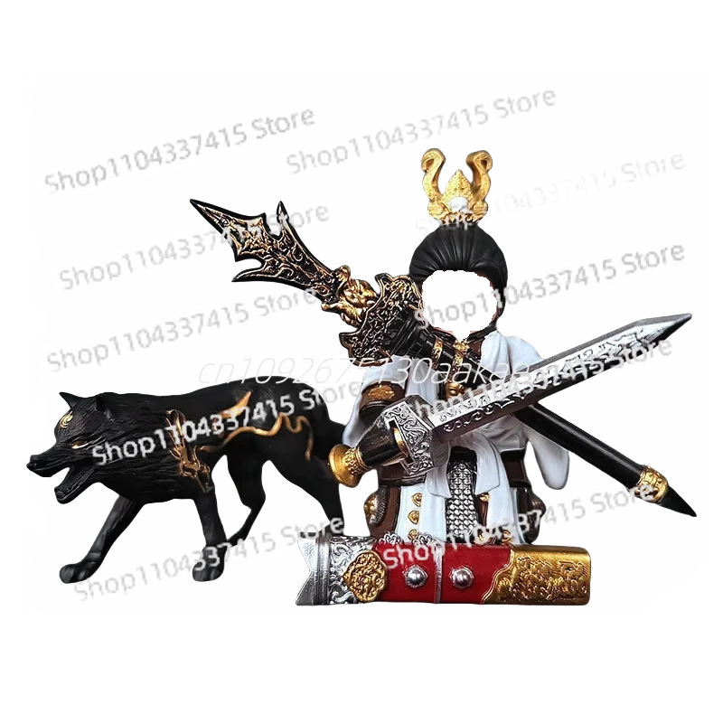 Bloques de construcción MOC, muñeca ensamblada, mito negro, Wukong Yang Jian, accesorios de armadura, modelo de piezas de rompecabezas, juguetes de colección