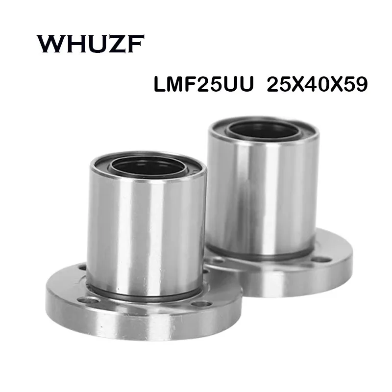 

1 шт. LMF25UU LMK25UU LMH25UU 25X40X59MM овальная фланцевая втулка вал фрезерного станка линейный подшипник с ЧПУ для деталей 3D-принтера стержни