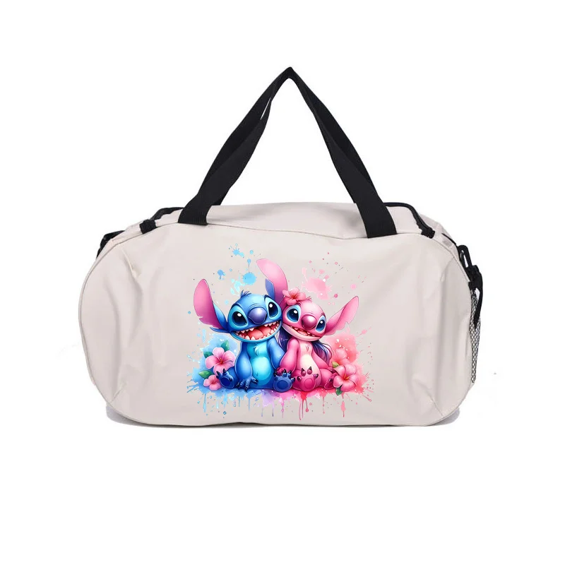 Lilo & Stitch Torby damskie Torba podróżna Kawaii Torby damskie o dużej pojemności Pływanie Torba fitness Stitch Disney Wodoodporne torby na siłownię