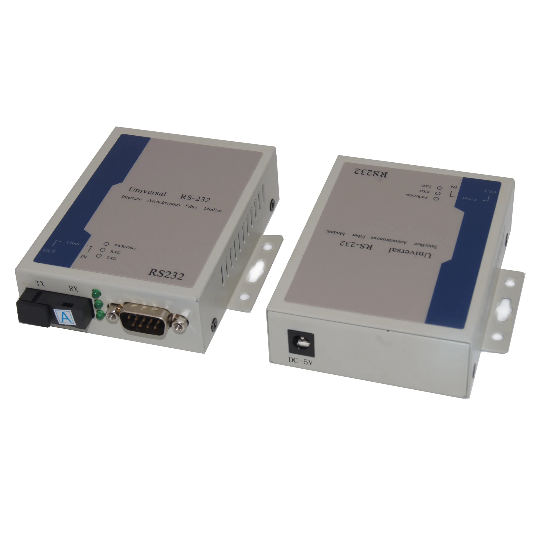 

RS232 data Extender over fiber optic,RS 232 serial port optical transceiver, DB9 interface, Singlemode fiber up to 20Km.1 Pair