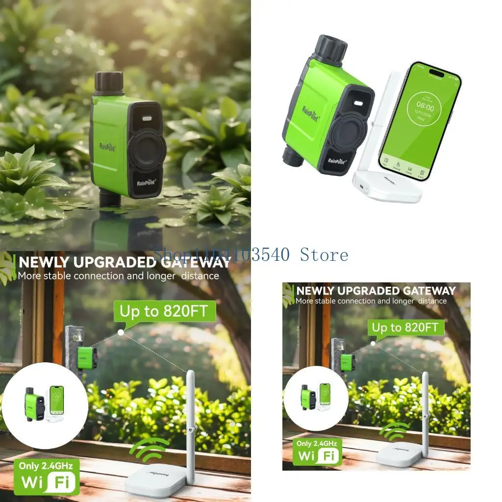 02DC Intelligent WiFi Irrigation Controller For Garden Plant With Weather Monitoring