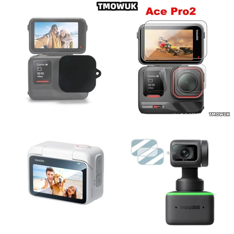 

For Insta360 One RS Link 2C Dirt Repellent TPU Soft Lens Film Cover