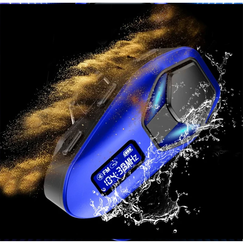 Neues K13 Motorrad-Bluetooth-Headset mit Musikfreigabe, 2-Wege-Motorradhelm Bluetooth mit IP65 Wasserdicht günstig ﻿