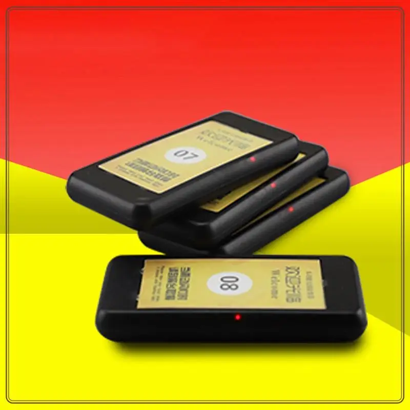 

Reliable-Plastic Wireless Meal Dispenser Restaurant Cafe Vibrating Meal Pickup Caller, Meal Calling Device EU-Plug,Plastic Wirel