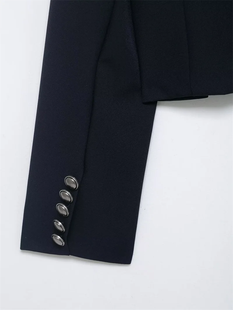 Women's Jacket 2026 New Spring Autumn Long Sleeve Button Single-Breasted Short Jacket Personality Fashion Female Outerwear