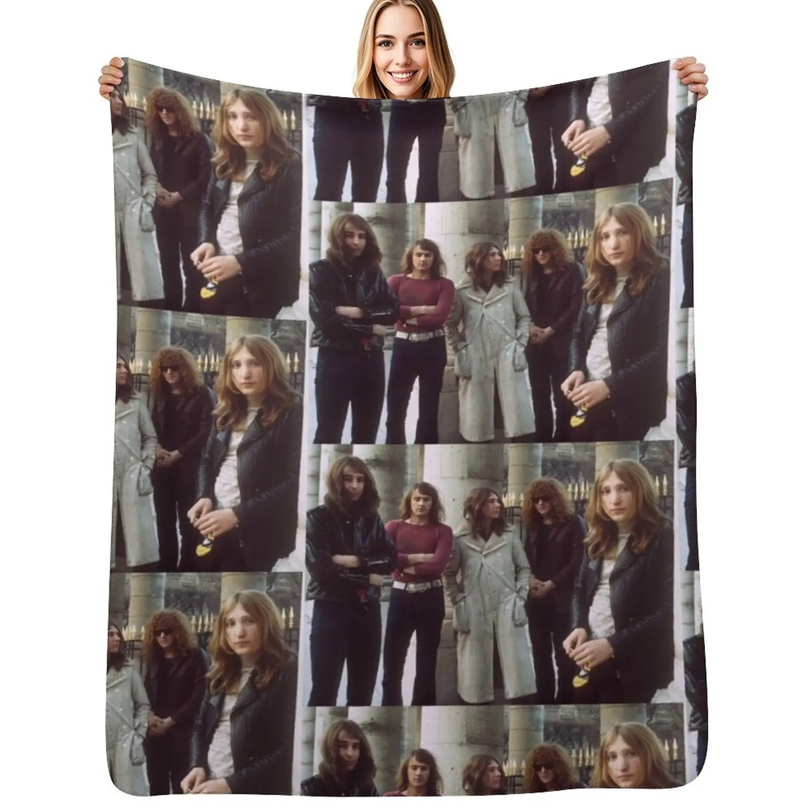 

Mott The Hoople'74 tour kel2 2019 Throw Blanket Warm Accent Blanket for Living Room Decoration