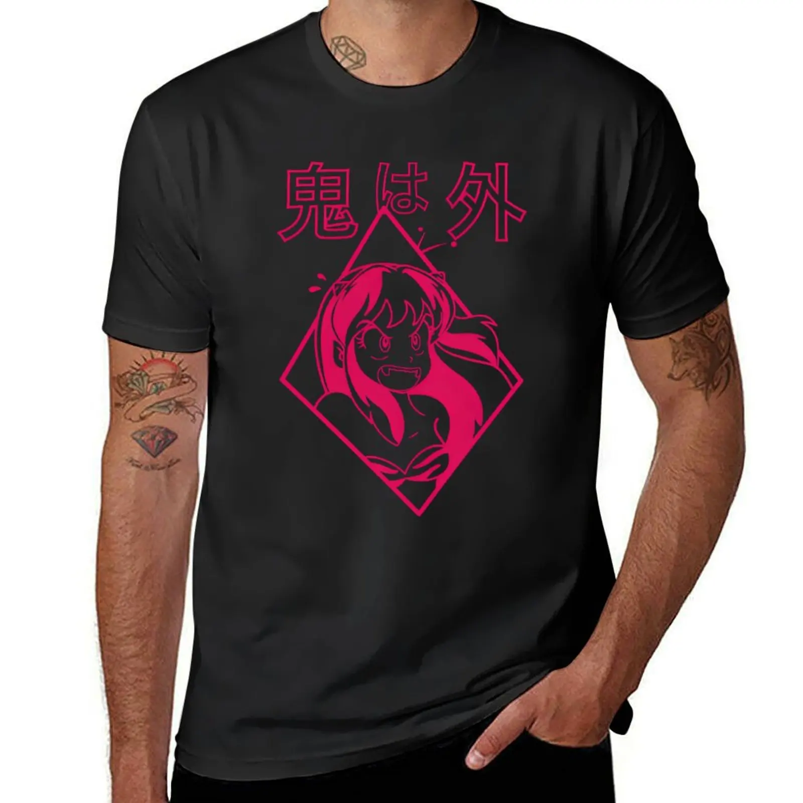 Camiseta de manga corta para hombres, ropa de aduana, Lamu Lum, urumei, yatsuma, heavyweigs