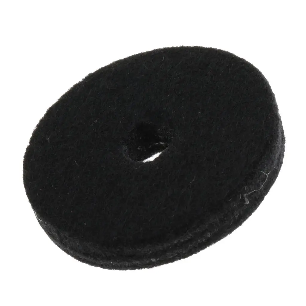 1 Piece Hi Hat Cymbal Felt Washer for Percussion Instrument Black