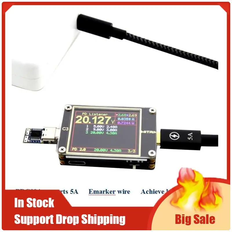 1 STKS PDC004-PD Decoy Module PD23.0 Naar DC DC Trigger Verlengkabel Type-C PD Decoy (12 V)