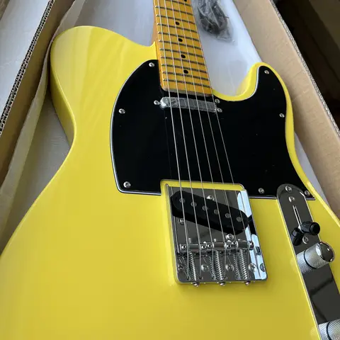 NEW Cream White Electric Guitar Mahogany Body Maple Fingerboard FREE SHIPPING Christmas Gift From An American Warehouse In Stock Free Shipping