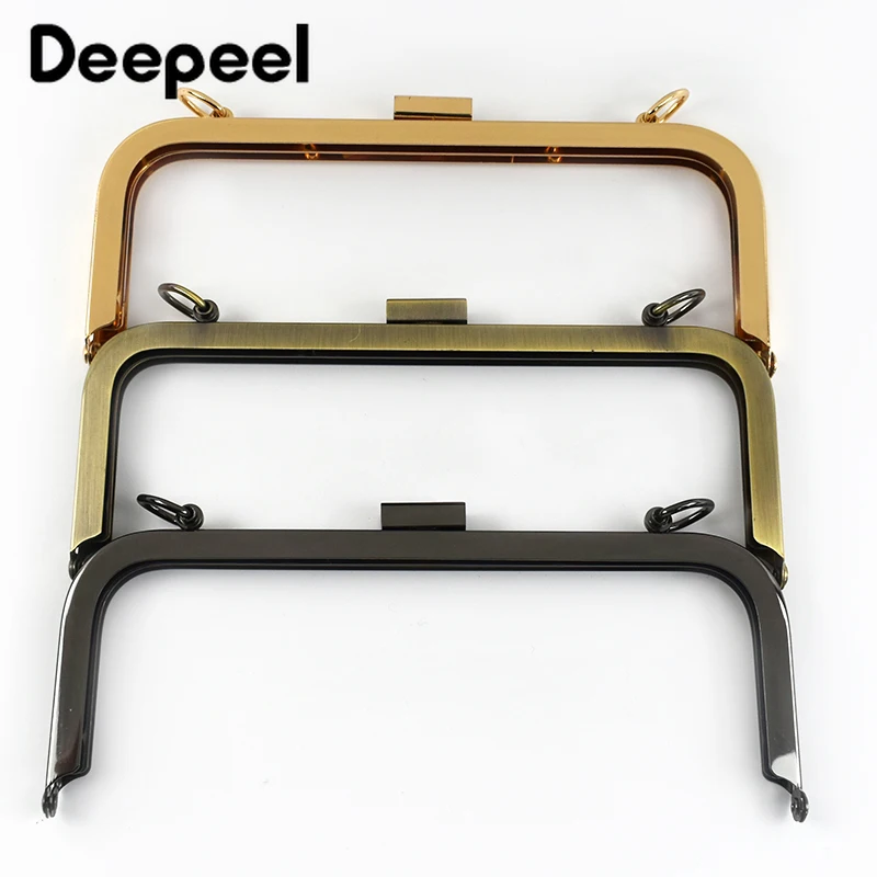 1/2/5Pcs 20.5cm Metal Bag Handles Purse Frame Kiss Clasp for Handbag Wallet Sewing Brackets Kit DIY Hardware Bags Accessories