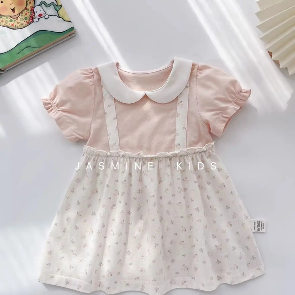 Eid Summer Lolita Child Little Girls Clothing Casual Midi Sun Dress Elegant Children Dresses Teens Party Princess Sundress