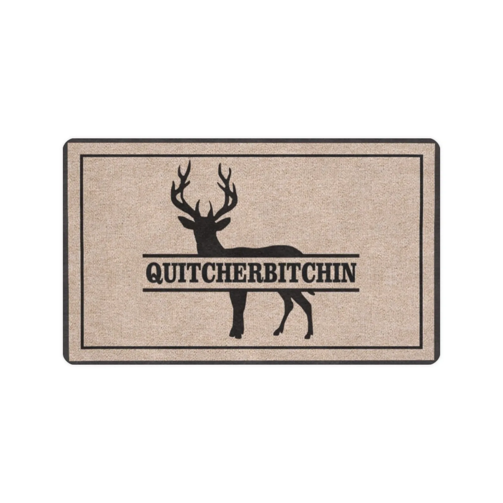 

Elk Family Name Personalized Customized Doormat Outdoor Rubber Non-Slip Entryway Rug Home Decor Entrance Floor Door Mat