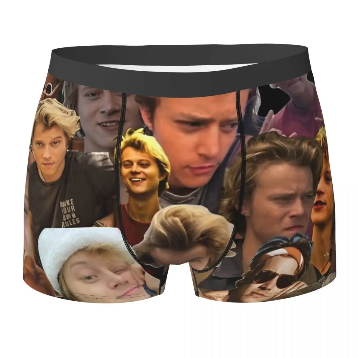 

Jj Maybank нижнее белье Rudy Pankow фотоколлаж мужские шорты трусы милые шорты-боксеры модные трусы большого размера с принтом