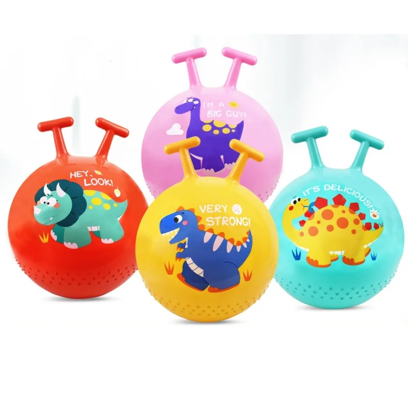 Brinquedos de salto bola de salto para meninos meninas bola de funil brinquedo 45cm bola de funil inflável com alça bola quicando bolas saltitantes
