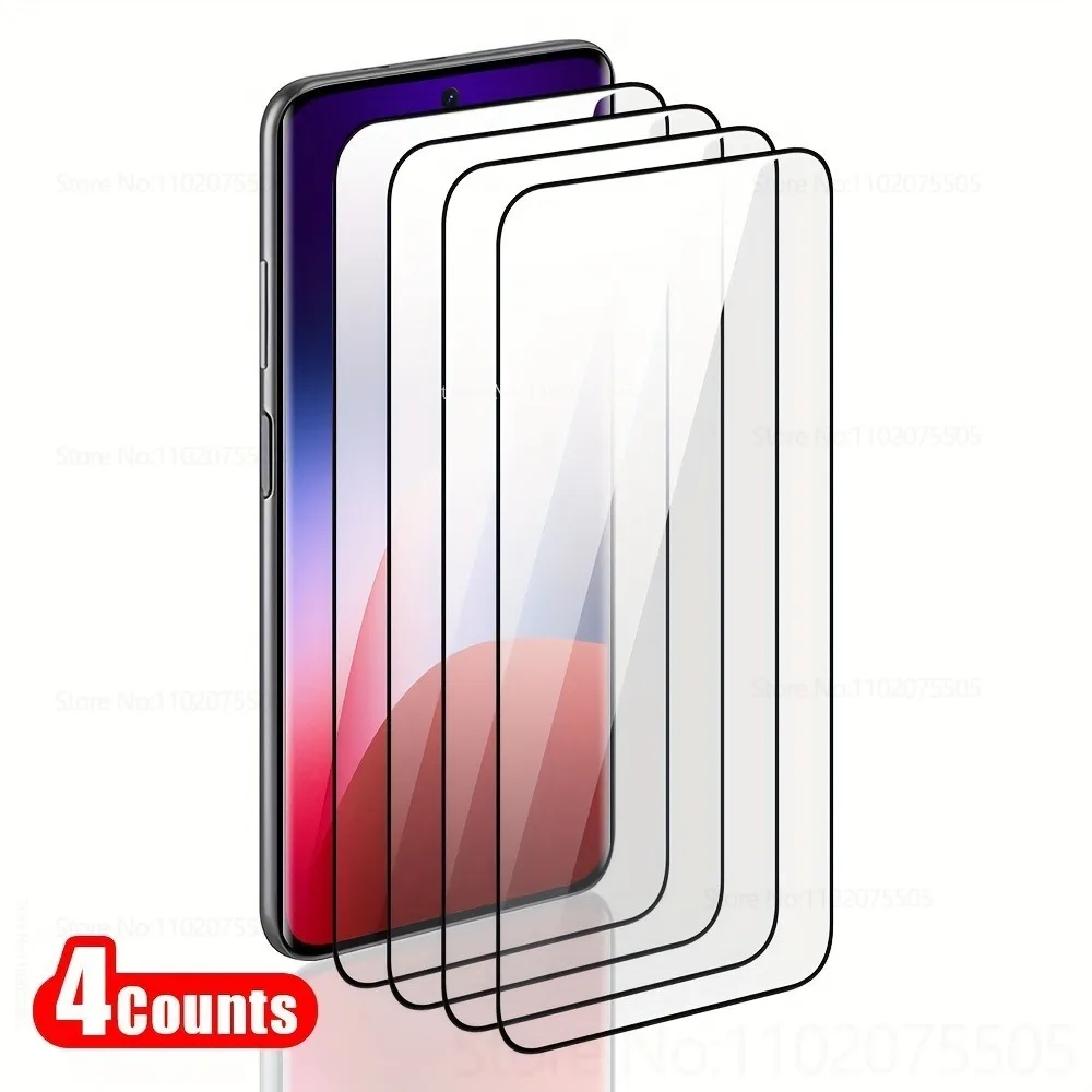 4Pcs Black Edge Tempered Glass for Xiaomi POCO F7/F7 Ultra/F7 Pro/F6 Pro Full Screen Protect Mobile Phone Film F5 Pro F4/F3 GT - view 6