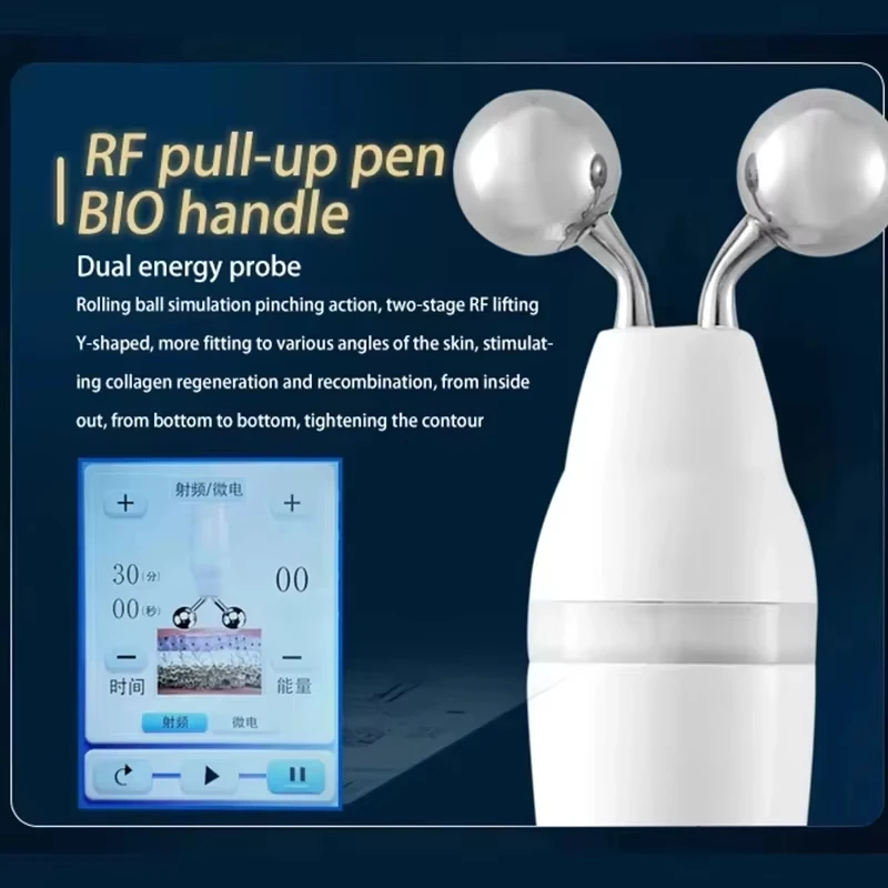 Urządzenie kosmetyczne z małą bańką, wprowadzenie plazmy zaskórników do podnoszenia i napinania.W.1