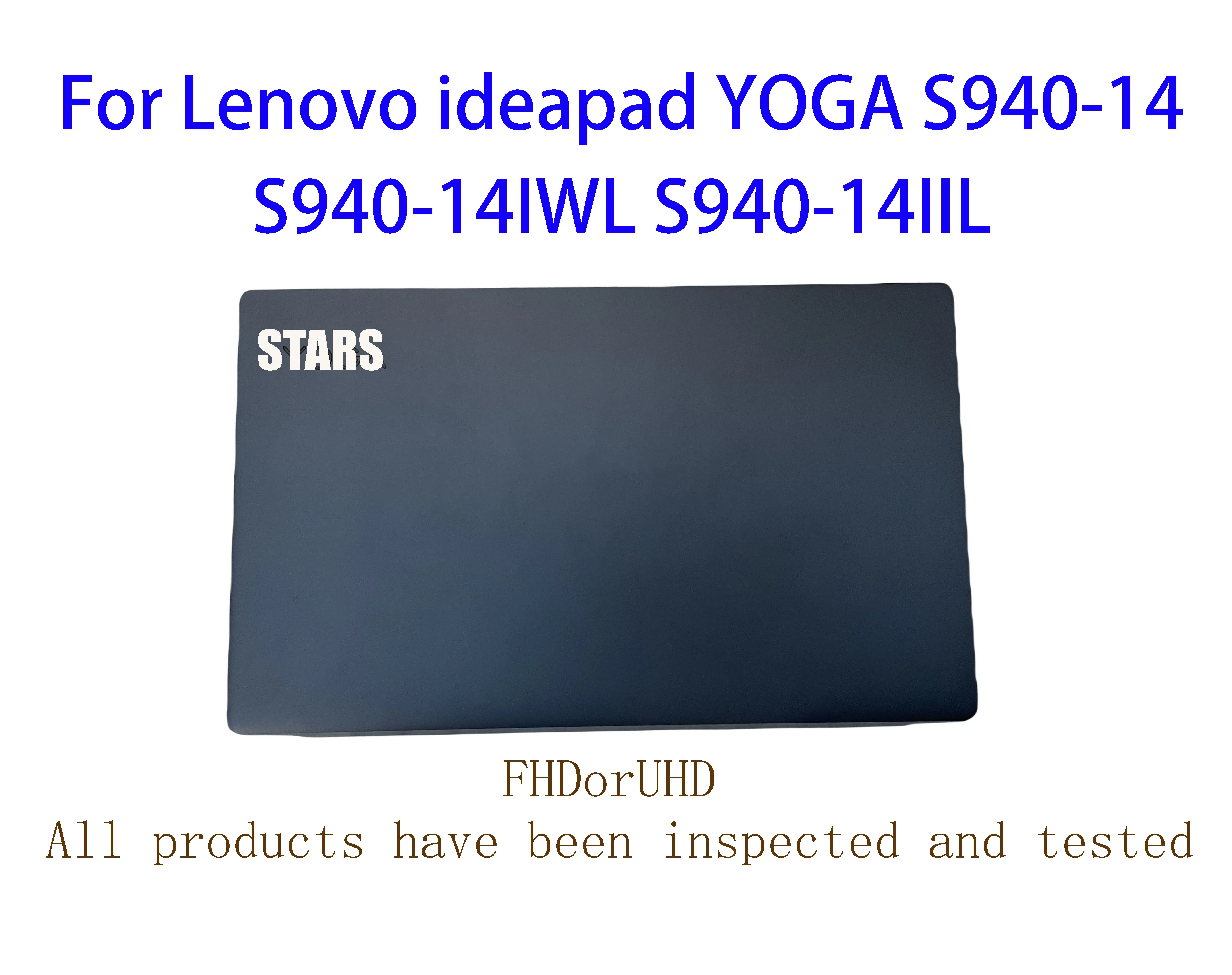 14.0Inch For Lenovo ideapad S940-14 Serise yoga S940-14IWL S940-14IIL 5D10S39571 5D10S39570 Laptop LCD Display Screen Assembly