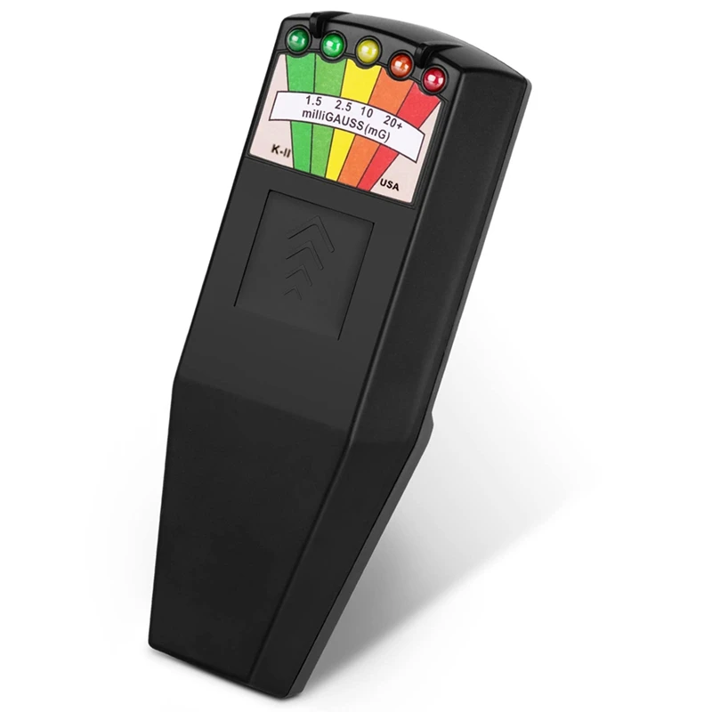 

AA14 New Electromagnetic Field Radiation Tester Catch Ghosts Paranormal Equipment Detector 5 LED Gauss EMF Meter