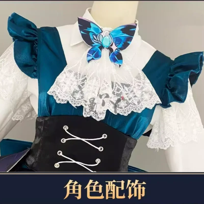 Disfraz de Cosplay de Emma Woods, Identity V, Cos Anime, Vestido de Moda para Mujer, Ropa de Jardinería, Disfraz para Halloween, Carnaval y Fiestas
