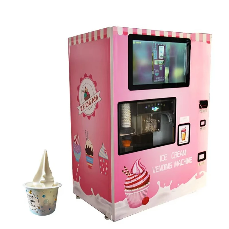 Máquina expendedora automática de helados y alimentos congelados para bocadillos comerciales