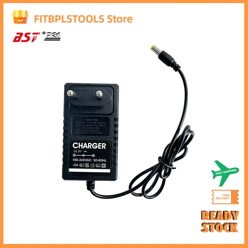 16.8V Charger  1.3A 2A  DC 5.5MM*2.1MM for 2S 3S 4S 5S 6S Pack for Screwdriver Battery