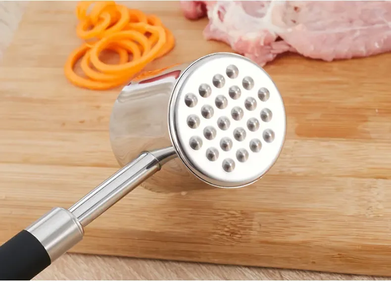 Meat Tenderizer Household  Hammer   Stainless Steel Steak     Pork Chop