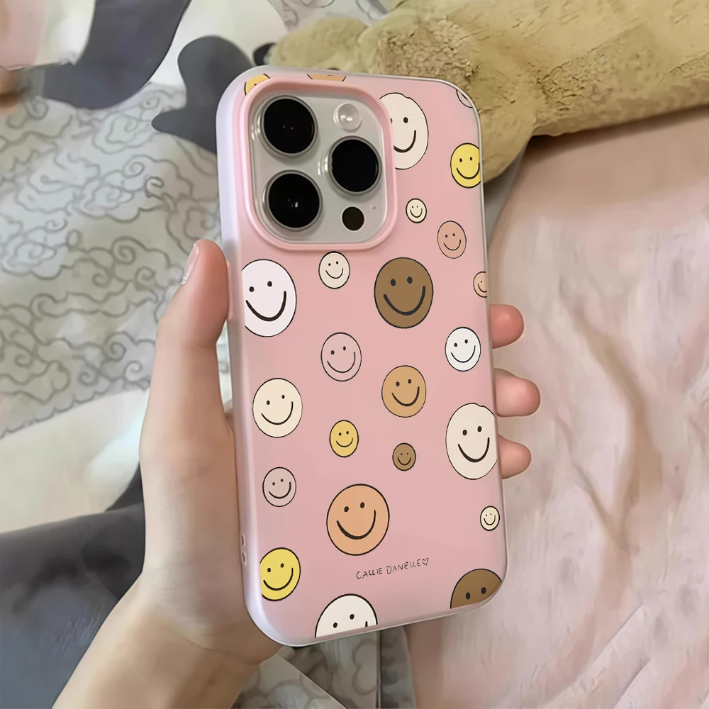 Jelly texture Phone Case For Xiaomi Redmi Note 14 Pro 13 12 11 Pro 5G 15C 13 12 10 Pro Soft Retro Groovy Nineties Smiley Cover view 5