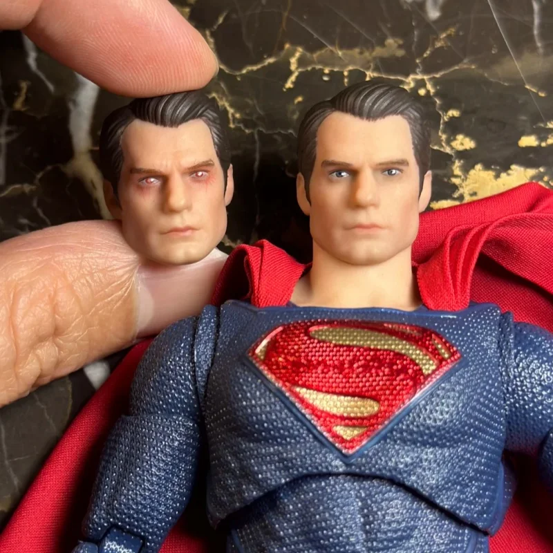 폰드조이 DC BVS 디럭스 세트 19cm 헨리 슈퍼맨 전투 손상 아머드 배트맨 액션 피규어 남성용 선물