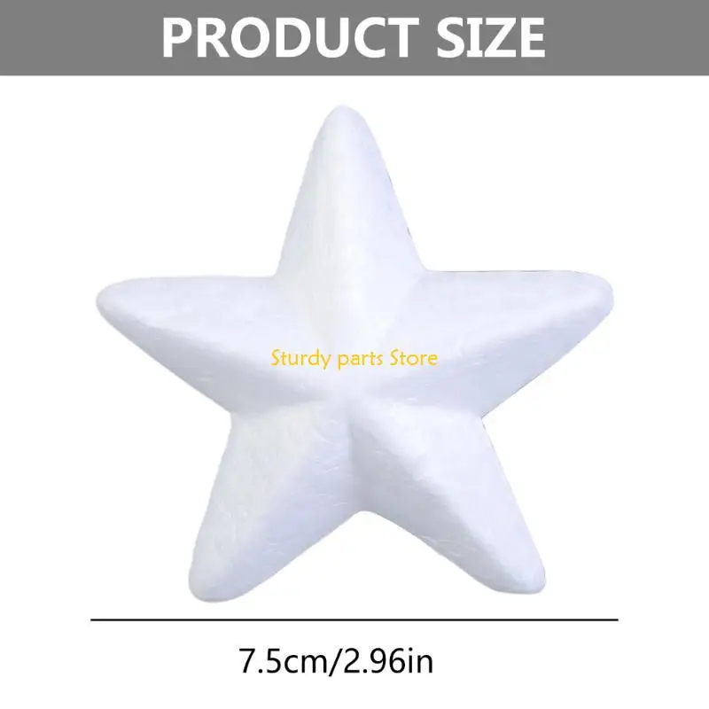 97QC Modelagem DIY Poliestireno Styrofoam Foam Ball para material criativo branco