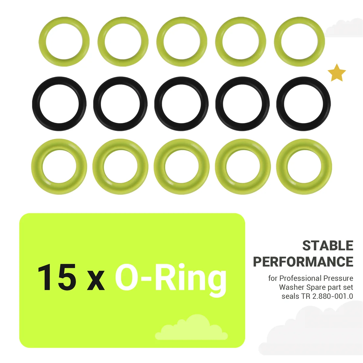 Hot sale O-Ring Sealing Ring for High Pressure Washer Professional Pressure Washer Spare Part Set Seals TR 2.880-001.0