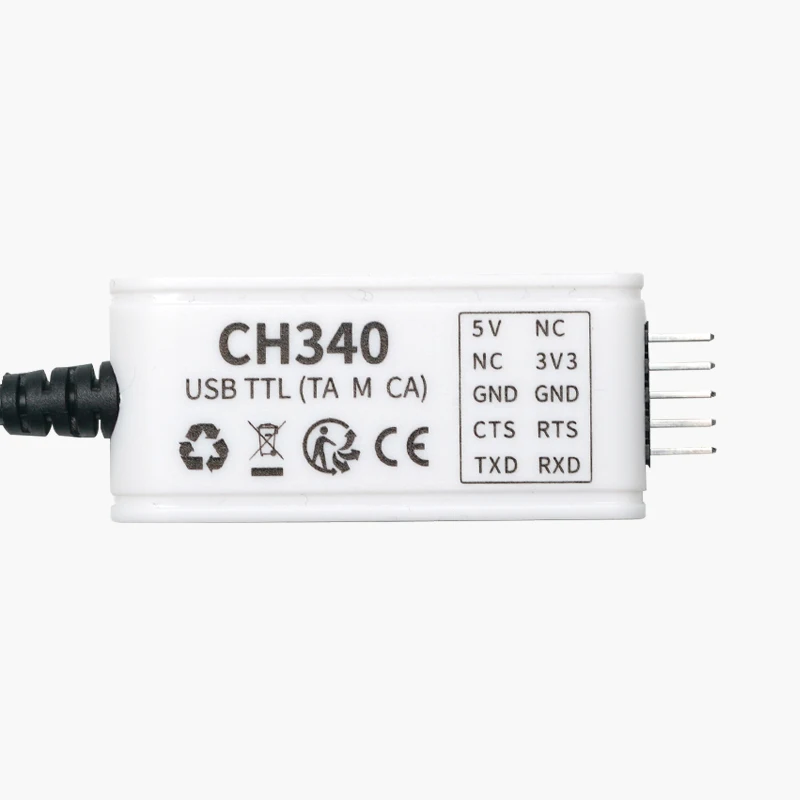 وحدة منفذ تسلسلي USB إلى TTL CH340 وحدة USB إلى UART وحدة فرشاة تنزيل STC ، ذكر طرفي ، أنثى طرفية