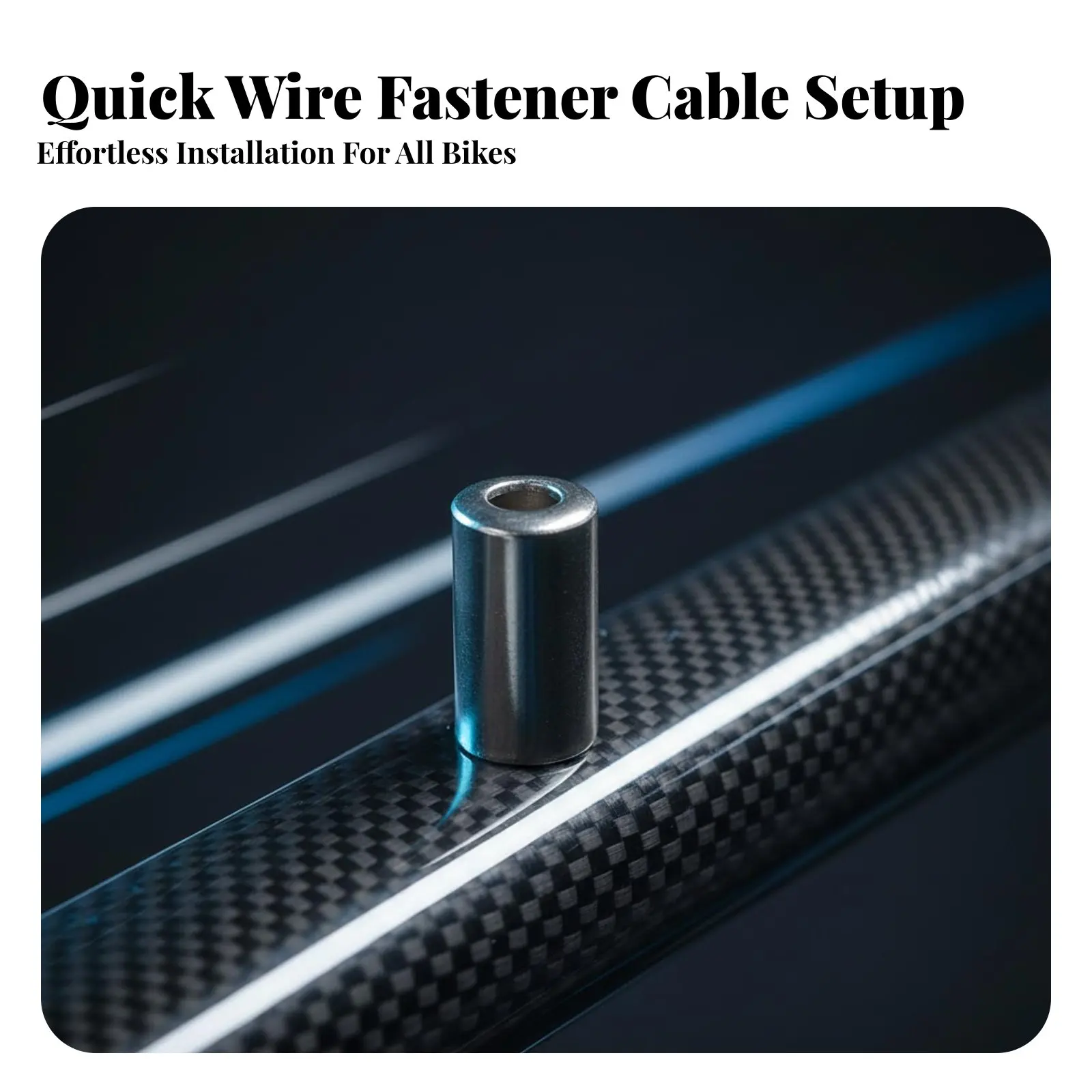Bike Wire End Cap Aluminum Alloy Cycle Wire Housing Ferrule Brake Wire End Crimps Universal Anodized Finish for Workshop