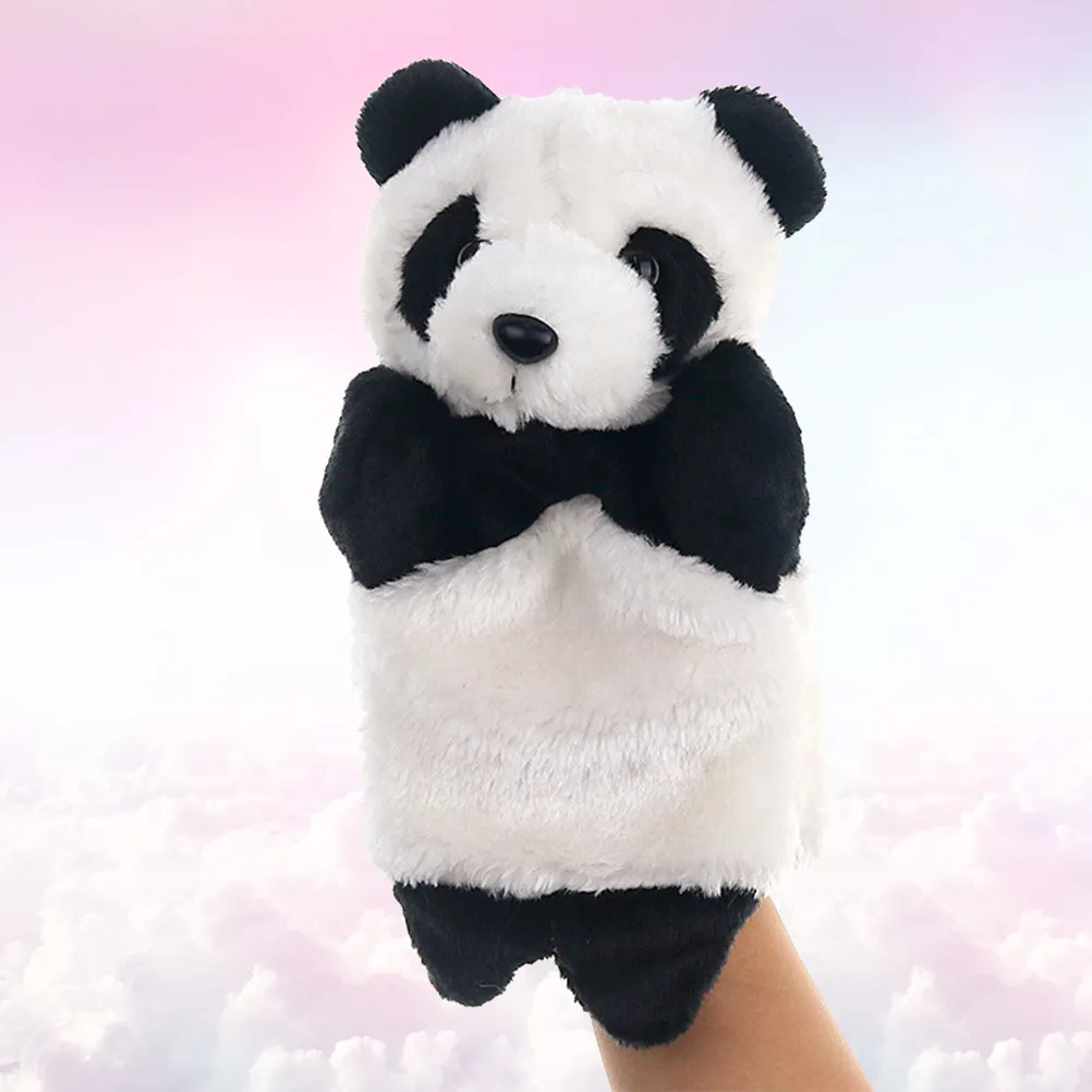 

1Pcs Panda Hand Puppet for Toddlers Soft Skin Friendly Design Encourages Speech Development Storytelling Role Play Parent Child
