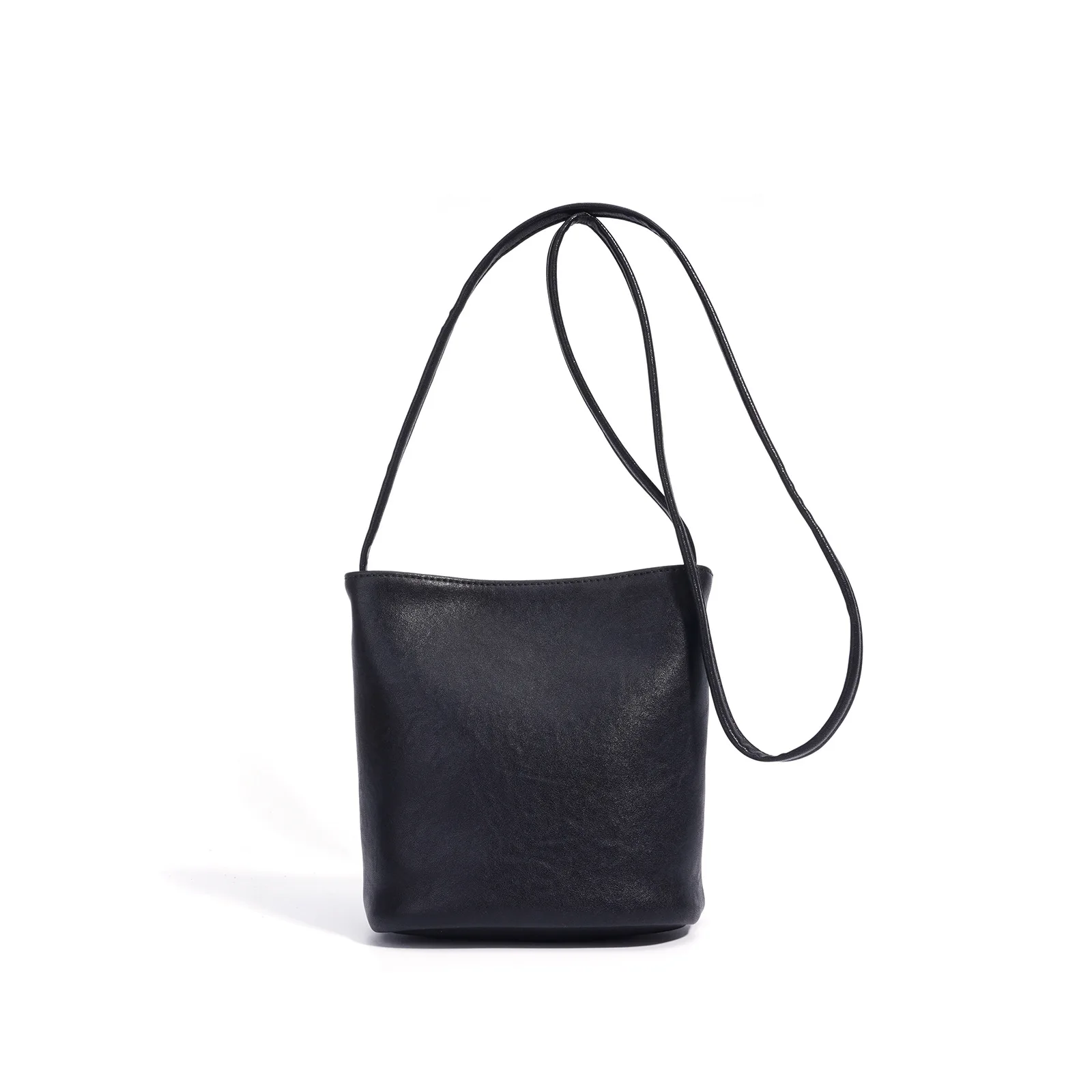 

2025 Summer Stylish Bucket Bag for Women Genuine Leather Crossbody Sling Purse Mini Boho Chic Shoulder Bag