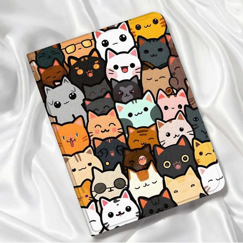 Cartoon Cat Flower For Xiaomi Redmi Mi Pad 4 5 6 6s 7 7s SE Pro 2 11 Plus Max 12.4 11 11.2 12.5 8.7 inch Tablet Case