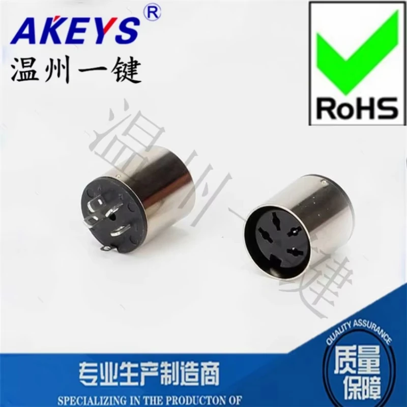 10pcs DSCT-4-07m Large Keyboard Plug Din S Terminal 4 Pin Midi Four Core Socket Female Connector