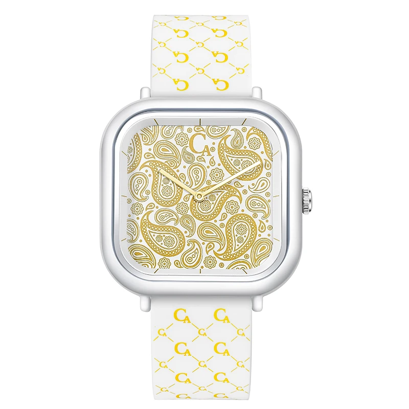 CASIMA Silicone Strap Sports Watches, Students Watches Couple Watches Quartz Movement, Waterproof, Model CS2156-1040