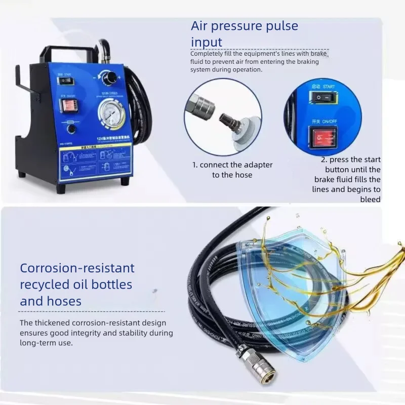 12V volautomatische remontluch - Brake Bleeder Kit recensie en prijs